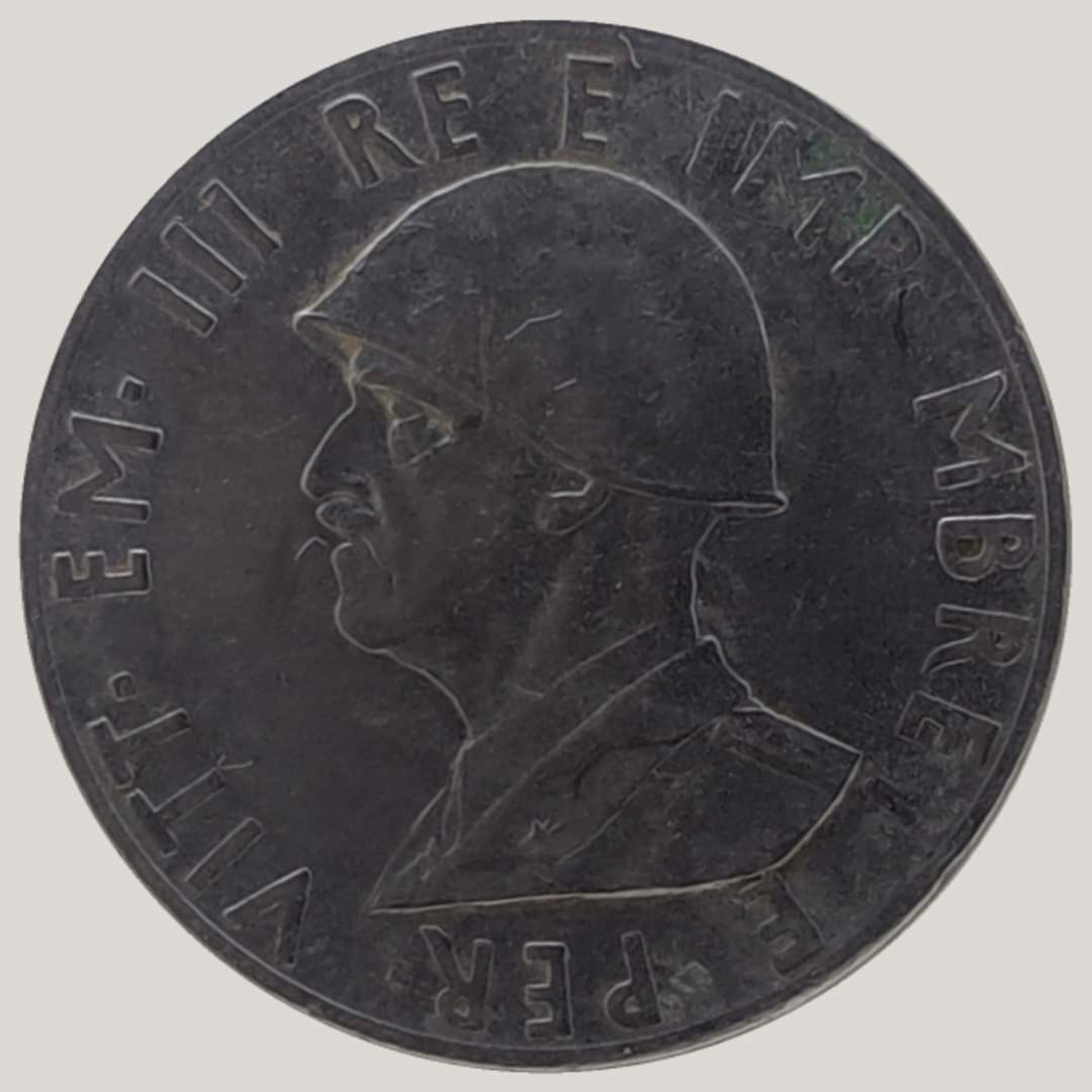 0.50-Lek---1940-R-XVIII---Albania-/-Die-Chip